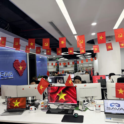 SAVA META Rực Rỡ Cờ Đỏ Sao Vàng Hưởng Ứng Kỷ niệm 80 năm ngày Quốc Khánh 2/9