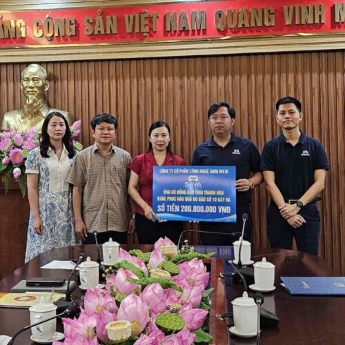 SAVA META chung tay cùng đồng bào Thanh Hóa vượt qua khó khăn sau bão số 10