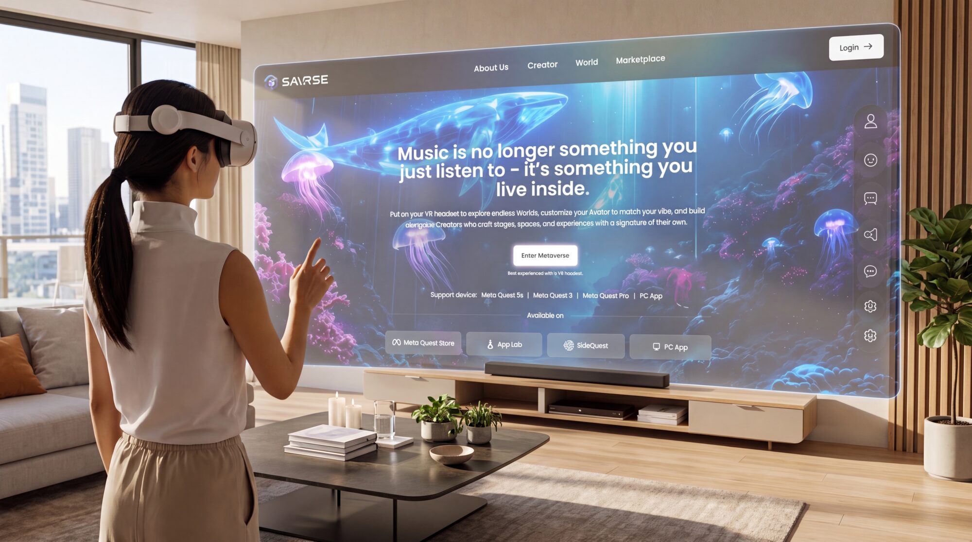 SAVRSE biến một không gian 3D thành hành trình có người tham gia như thế nào?