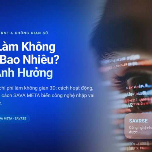 Chi Phí Làm Không Gian 3D Bao Nhiêu? Yếu Tố Ảnh Hưởng