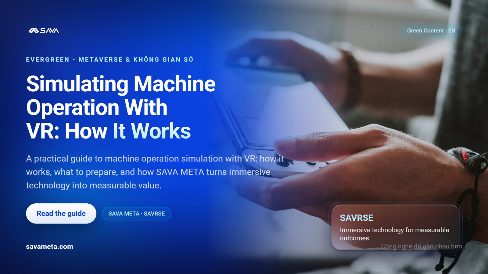 Simulating Machine Operation With VR: How It Works