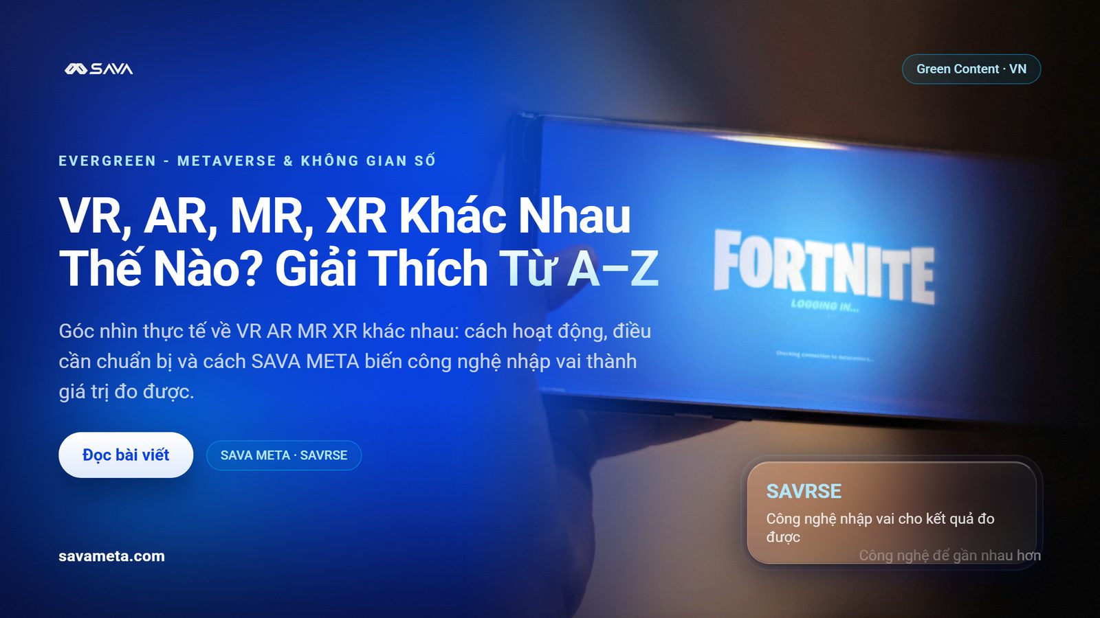 VR, AR, MR, XR Khác Nhau Thế Nào? Giải Thích Từ A–Z